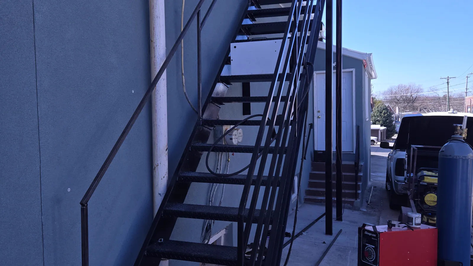 Rusty Exterior Steel Stairs: Repair or Replace?