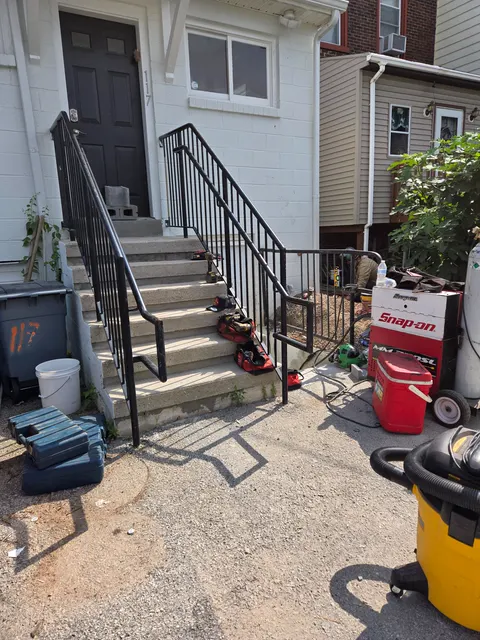 Front-step railings