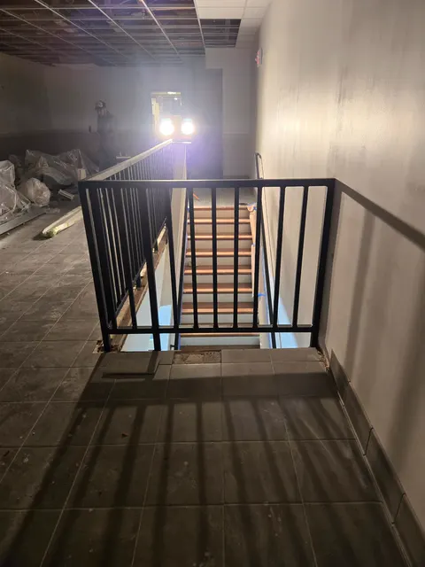Steel railing