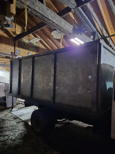 Truck chassis and bed work