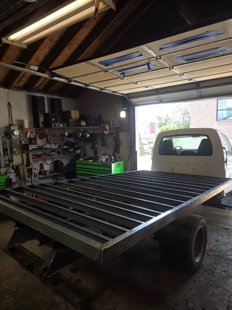Truck chassis and bed work
